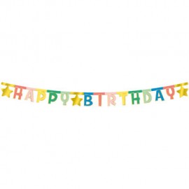 Happy Birthday Slinger met Sterren 1,6 m