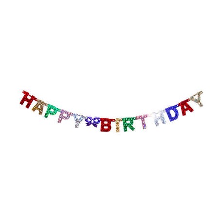 Slinger happy birthday 16 x 166 cm