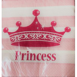 16 Prinsessen Servetten 33 cm