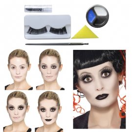 Gothic Painting Kit met wimpers en lippenstift