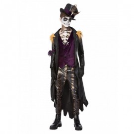 Doctor Deluxe Voodoo Witch zwart en paars kostuum