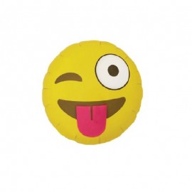 Knipoog Emoticon Ballon 46 cm