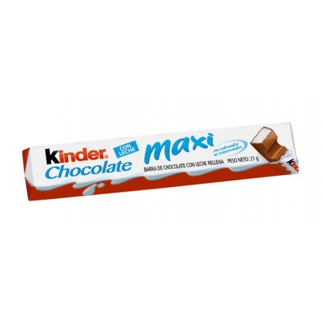 Barrita Kinder Chocolate Maxi 21 gr