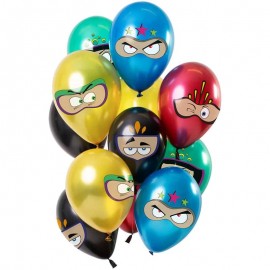 Bouquet de Globos 12 uds Superheroes 30 cm