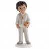 Figura Comunión Niño Traje Gris 16 cm