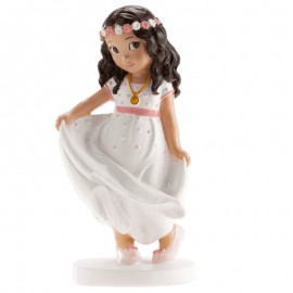 Figura Comunión Niña Vestido 16 cm