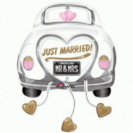 Just Married Trouwauto Ballon 58 x 79 cm