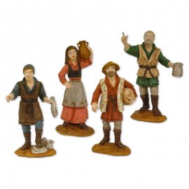 4 Kribbe Figuren 8 cm