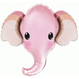 Olifant Hoofd Ballon (99 x 81 cm)