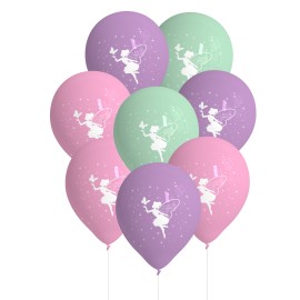 8 Latex Fairy ballonnen 27 cm