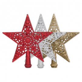 Estrella Decorada para Árbol 22 cm