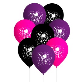 Ballonnen 80's Latex - 8 stuks