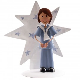 Figura Comunión Niño Metal Estrella 16 Cm