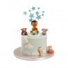 Figura Bautizo Niño Sentado Pelota 10 Cm