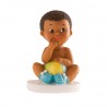 Figura Bautizo Niño Sentado Pelota 10 Cm