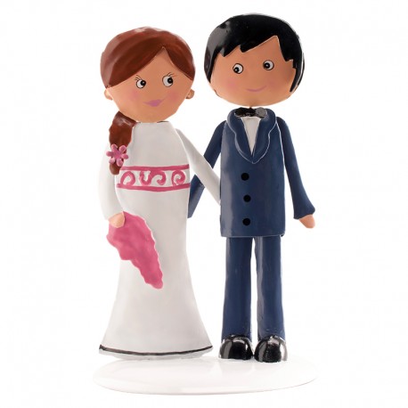 Figura Boda Metal 18 Cm