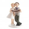 Figura Boda Clay Just Married 14 Cm