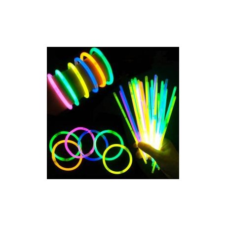 Pulseras Luminosas Unicolor (15 uds)