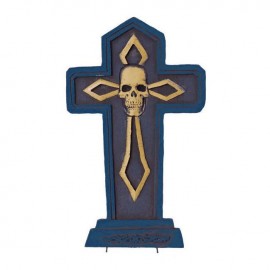 grafsteen kruis schedel