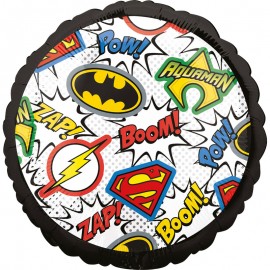 Ballon Justice League Comic Rond 45 cm