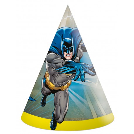 6 Gorros Batman de Papel