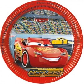 Cars 3 Borden - 8 stuks (23 cm)