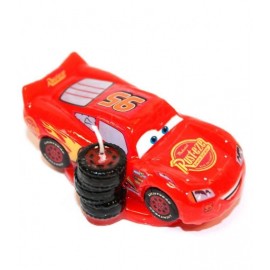 Cars 3D Kaars - (7,5 cm)