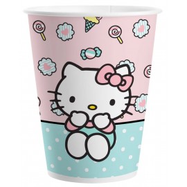 Hello Kitty Bekers 200 ml - 8 stuks