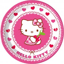 Hello Kitty Bordjes - 8 stuks (23 cm)