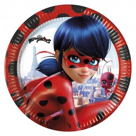 LadyBug Bordjes - 8 stuks (18 cm)