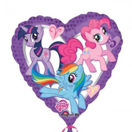 My Little Pony Hartvormige Folie Ballon