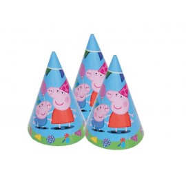 Peppa Pig Feesthoedjes - 6 stuks