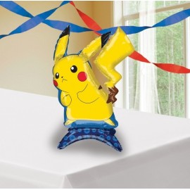 Pokémon Pikachu Ballon met standaard (45 x 60 cm)