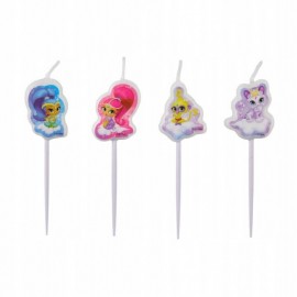 Shimmer en Shine Kaarsen - 4 stuks