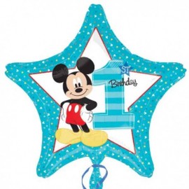 Mickey Mouse Eerste Verjaardag Ballon (45 cm)