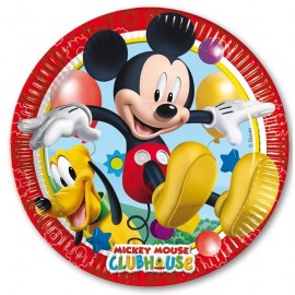 Mickey Mouse Bordjes - 8 stuks (20 cm)
