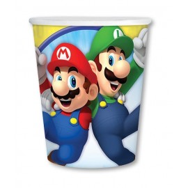 8 Vasos Super Mario 266 ml