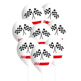 Racing Latex Ballonnen - 8 stuks