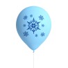 8 Globos Copos de Nieve