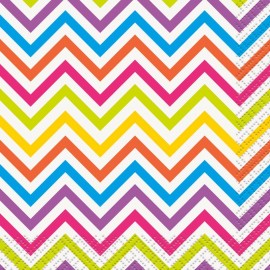 16 Servilletas Chevron