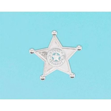 Western Sheriff Badges - 8 stuks