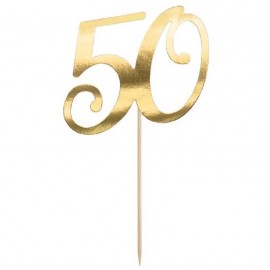 Topper 50 Jaar 19 cm