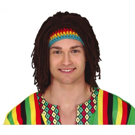 Peluca Rasta De Lana