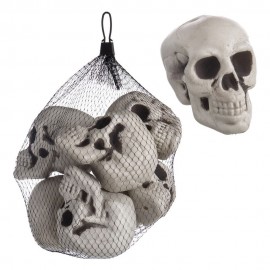 6 Calaveras Polipropileno 8 X 10 Cm