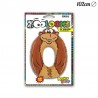 Ballon Number 0 Gorilla Folie 102 cm