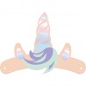 6 Diademas Unicornio de Papel