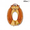 Ballon Number 0 Gorilla Folie 102 cm