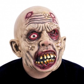 Latex Zombiehoofd Masker