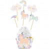 12 Toppers Unicornio