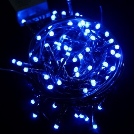 100 Ledlampjes 8 Functies Blauw 297 Cm